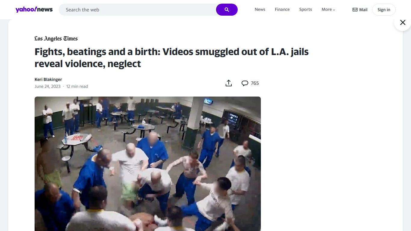 Fights, beatings and a birth: Videos smuggled out of L.A. jails reveal ...